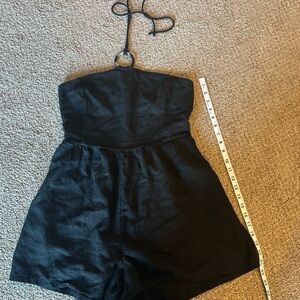 woman’s jumpsuit, black romper
